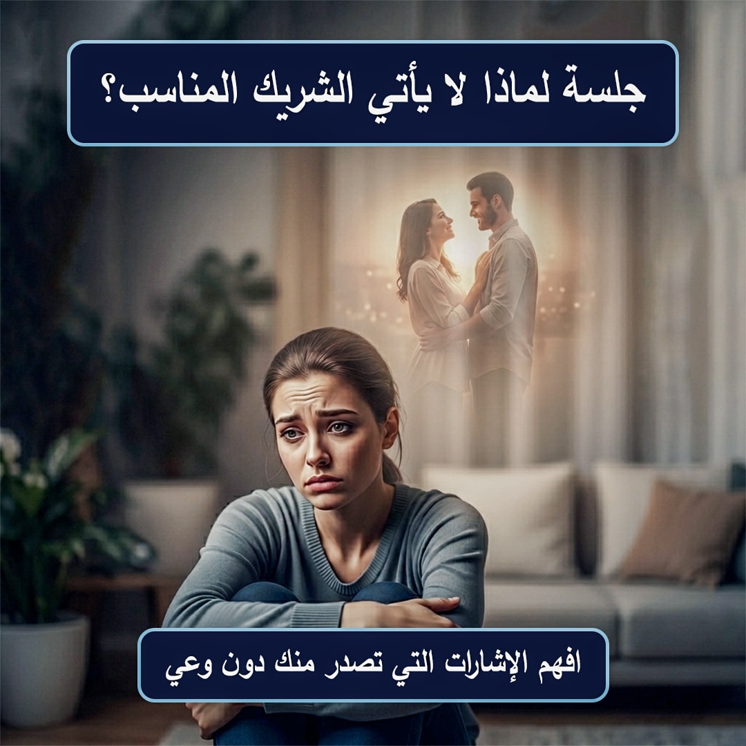 جلسة لماذا لا يأتي الشريك المناسب؟ جلسة لماذا لا يأتي الشريك المناسب؟