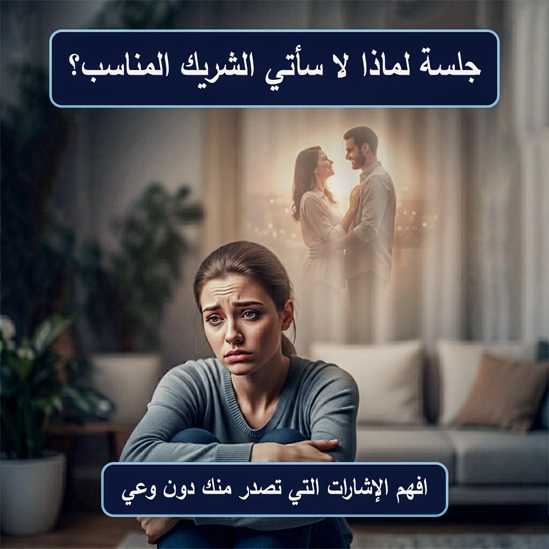 جلسة لماذا لا يأتي الشريك المناسب؟ جلسة لماذا لا يأتي الشريك المناسب؟