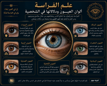 أسرار علم الفراسة: قراءة الشخصيات من ألوان العيون