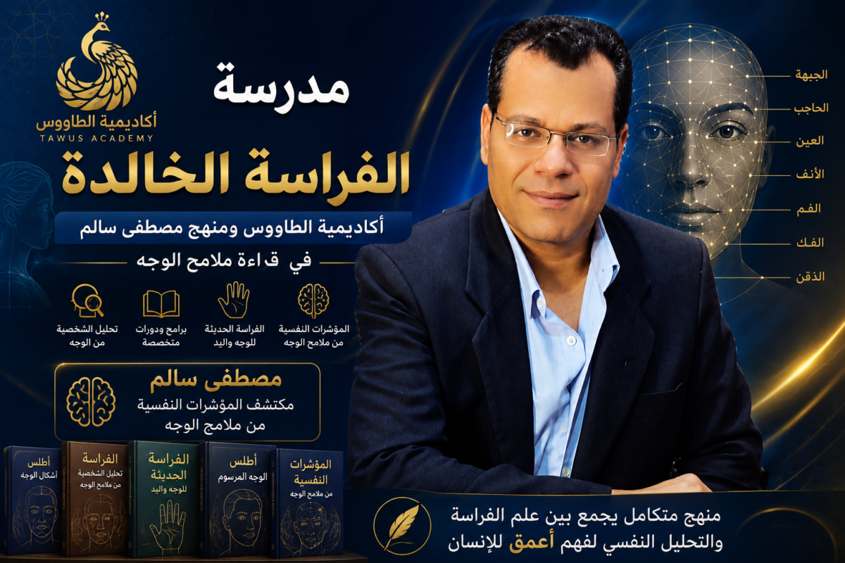 مدرسة الفراسة الخالدة: أكاديمية الطاووس ومنهج مصطفى سالم في قراءة ملامح الوجه